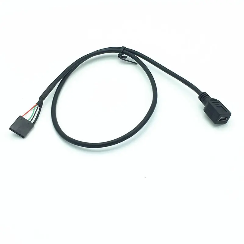 50 см usb mini 5P Female к 1x 5Pin 2 54 USB header PCB материнский кабель|Компьютерные кабели и