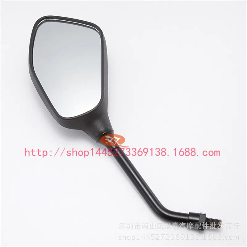 Черное зеркало заднего вида для мотоцикла универсальное боковое запчасти