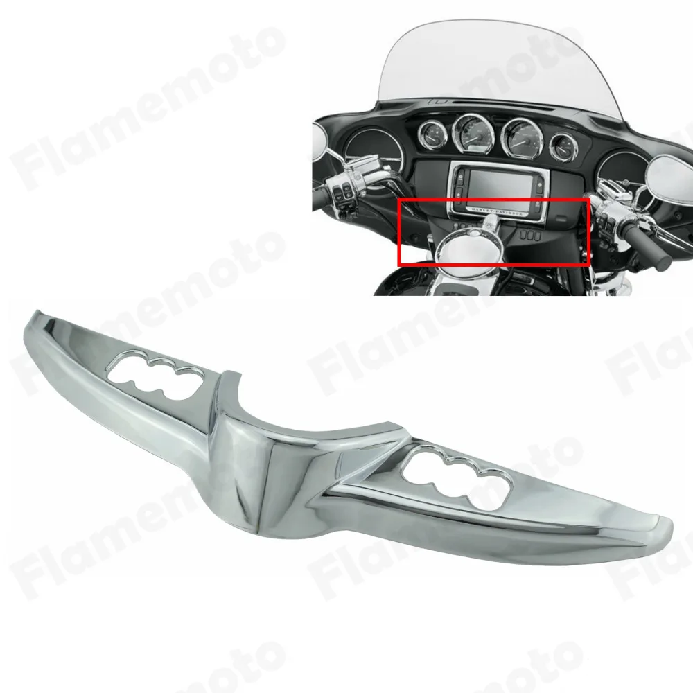 Хромированная панель переключателя Accent fearing крышка крышки для Harley Touring моделей