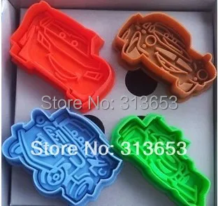 Новое поступление 8 шт./компл. автомобили штампы для печенья PLEX бисквит мастика