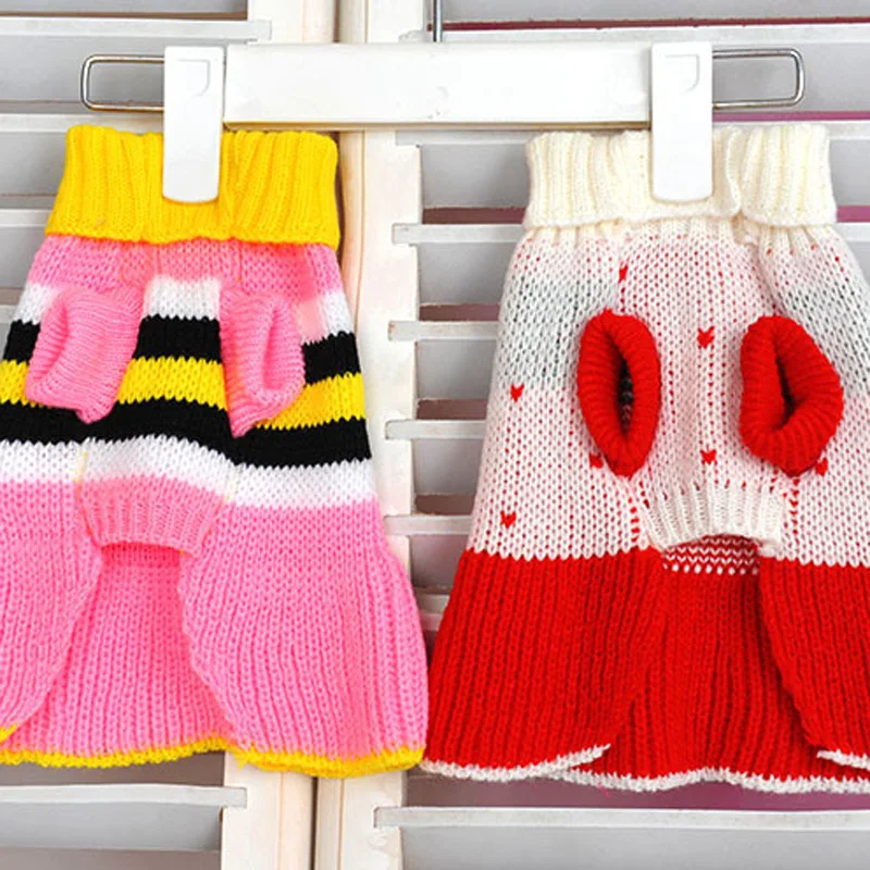 Шерстяное платье-свитер с принтом теплое осенне-зимнее вязаное платье