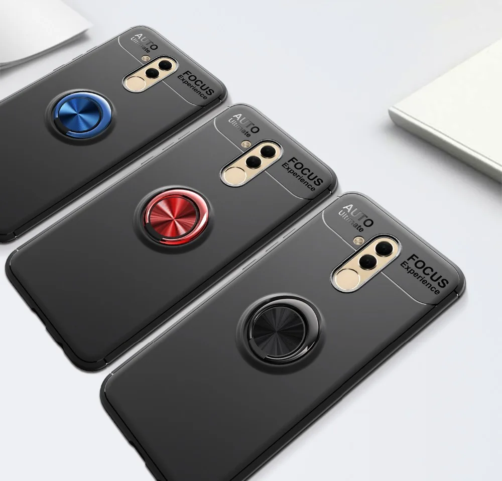 Case For Galaxy S8 Plus Silicone Ring Magnetic Luxury Cover Samsung S9 S10 Lite E S10E Note 8 9 A7 A9 2018 |