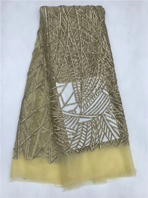 2019 новейшие золотые и серебряные французские африканские кружевные блестки
