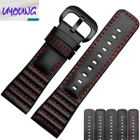 uyoung high quality genuine leather strap watch 28 mm mens black top group looking for p1p2p3 skin