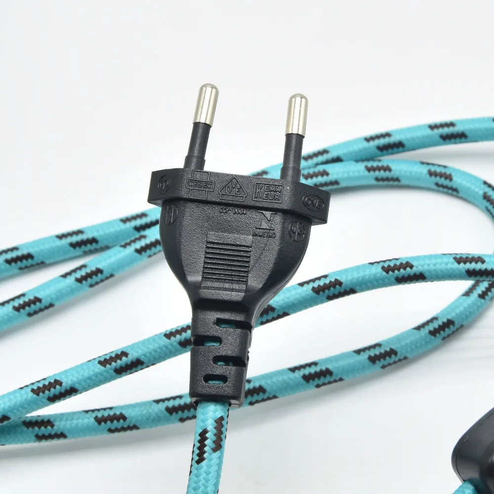 1 шт. плетеный шнур питания для лампы 8 мм2 304 м|power cord|power cord with switchlamp power |