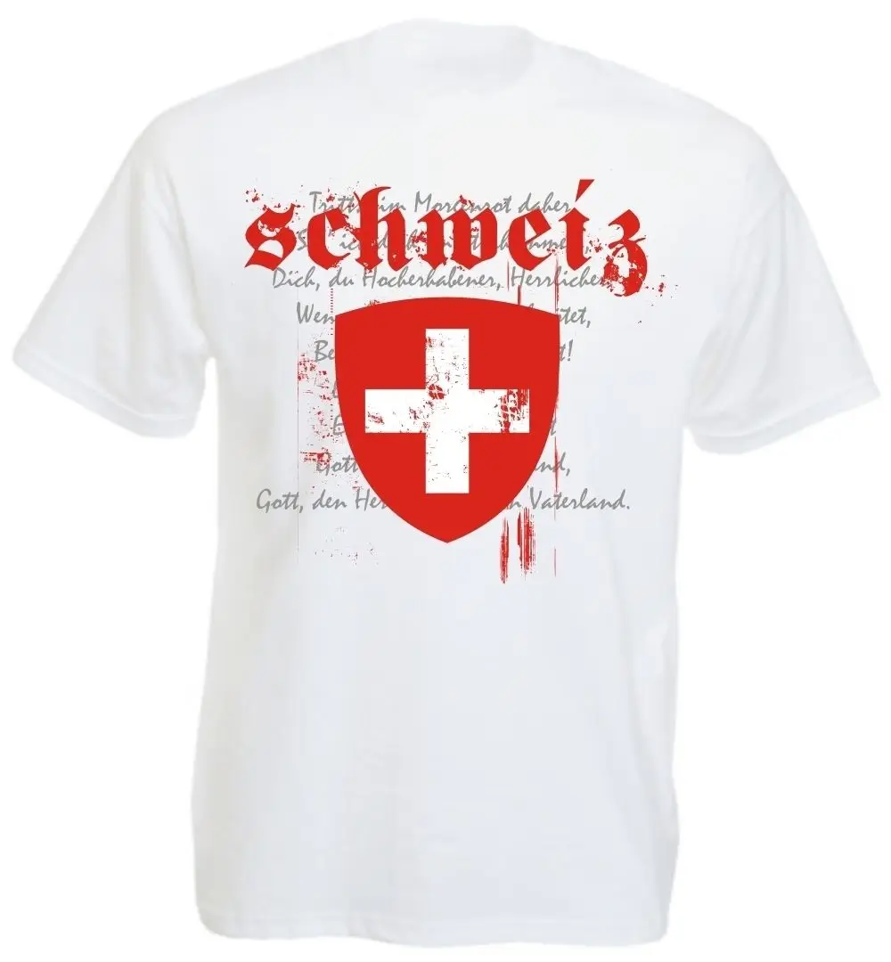 

2019 New Fashion Summer New Design Cotton Male Tee Shirt Designing Schweiz Tops Summer Cool Funny T-Shirt