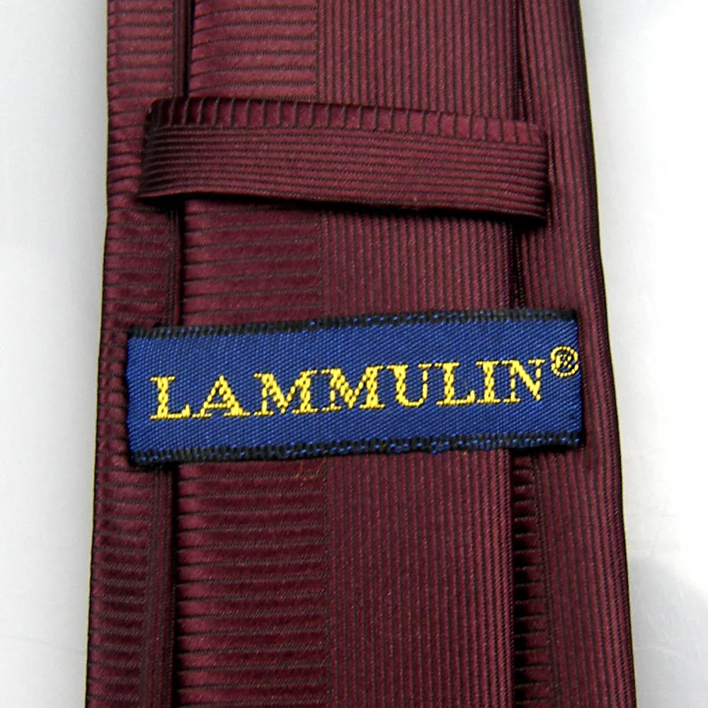 Lammulin 8 видов стилей Для мужчин костюм Галстуки цветы в одиночку полосатый галстук симметрии шелковой микрофибры жаккард тощий галстук 6 см corbatas