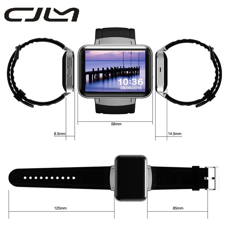Smart watch Android GPS WIFI Smartwatch DM98 MTK6572 Camera Video Call Function 3G Bluetooth Wearable Devices For IOS And | Электроника