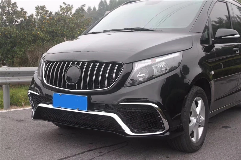 Подходит для нового V класса W447 GT решетка Vito гриль для V класса V260 V250 AMG гоночная решетка Vito переднего бампера решетки