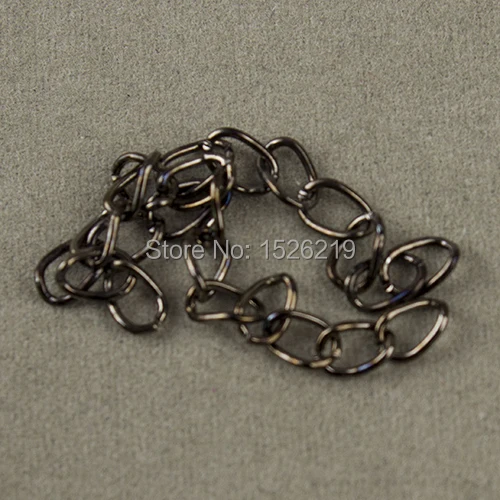 Цепочка длинная для бижутерии золотистая/Серебристая/черная/античная бронза 100