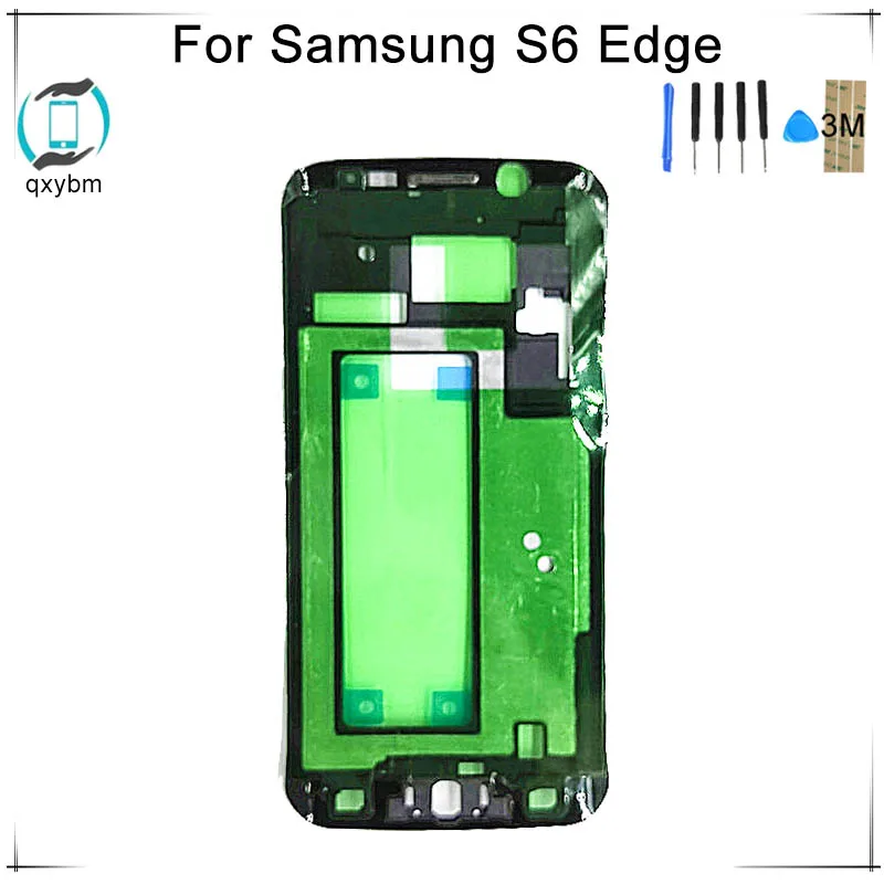 5 1 дюйма для SAMSUNG Galaxy S6 Edge G925A G925F G925P G925T G925V передняя рамка чехол пластина Замена