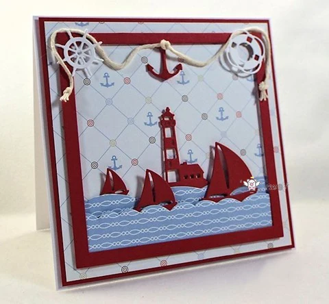 PP ремесло металла резки высечки пресс формы новый морской набор украшения Scarpbook