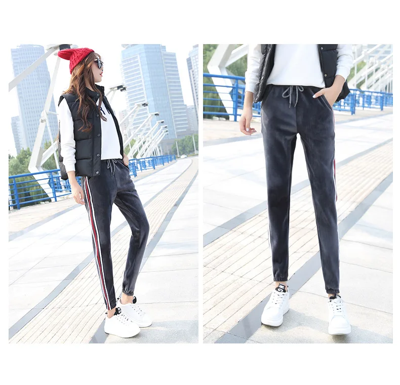 New High Quality Women's Winter Pants Baggy Thicken Warm Casual Women Thermal Female Sweatpants Trousers Plus Size S-2XL | Женская