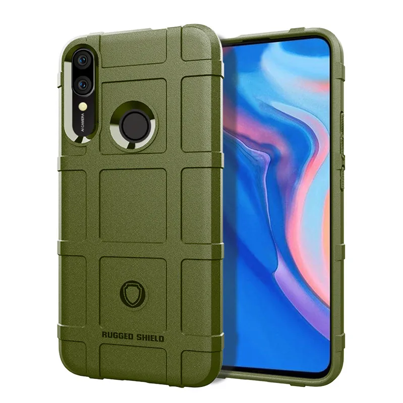 Army Green Защитный противоударный чехол s для huawei P Smart Z Чехол Мягкий противоударный Бампер для huawei P Smart Z PSmartZ SmartZ Capa - Цвет: Army Green