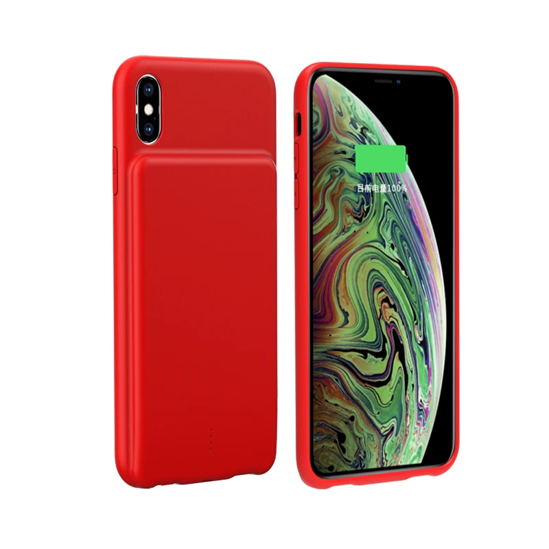 5000 мАч ультра тонкий чехол для зарядки аккумулятора для iphone XS MAX Внешний чехол для зарядки телефона Тонкий чехол для iphone XR чехол 6,1