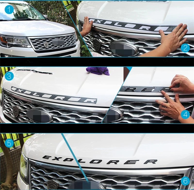 Для Toyota Fortuner автомобильные аксессуары буквы капот эмблема серебряное хромирование логотип 3D наклейка из нержавеющей стали тонкий VIP