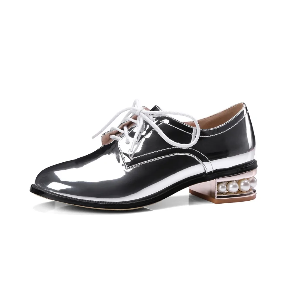 Оригинальные ультраэлегантные женские туфли на плоской подошве с круглым носком