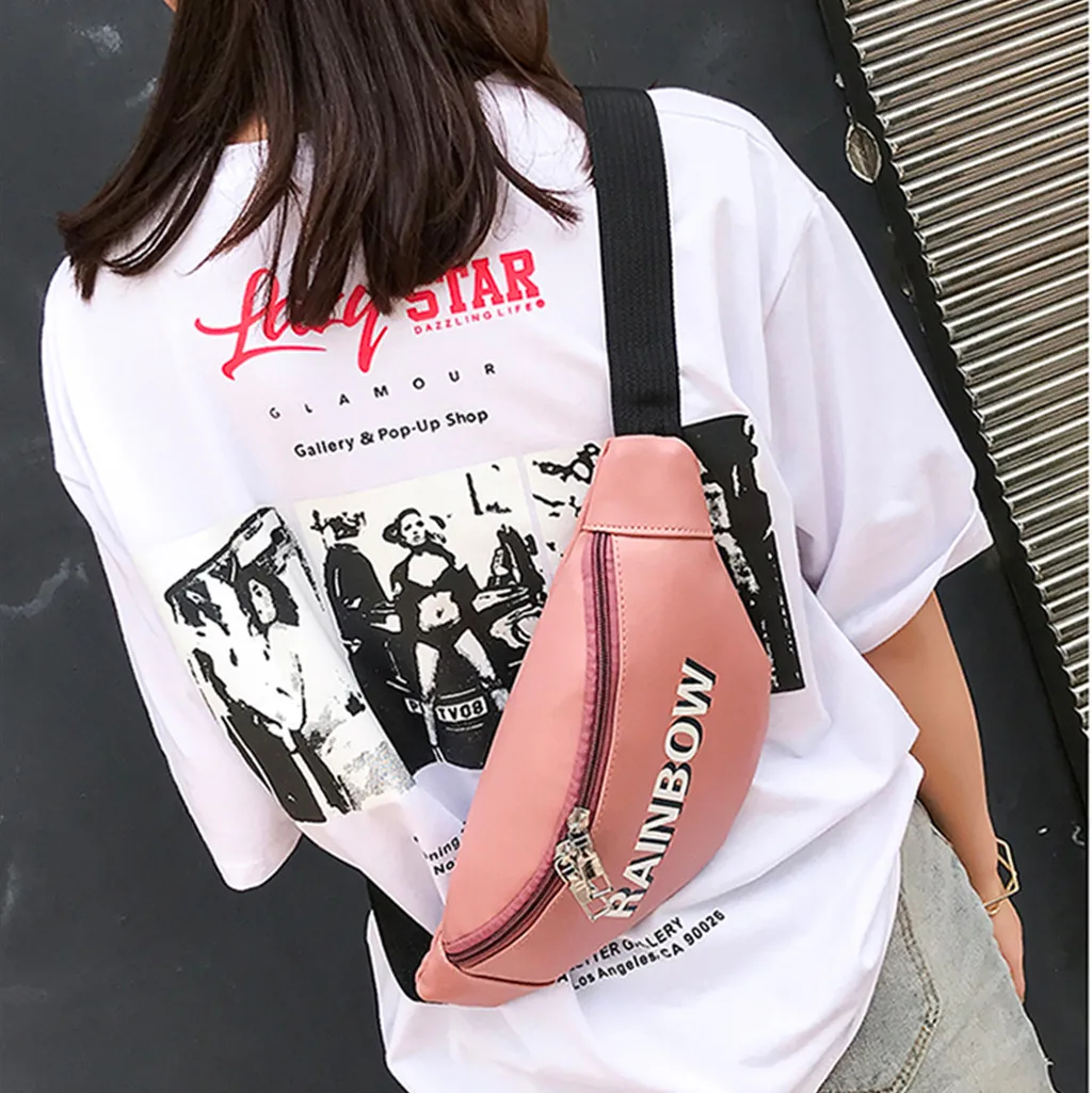 Сумки для Для женщин 2019 женская Мода Crossbody сумка карман открытый груди косметичка