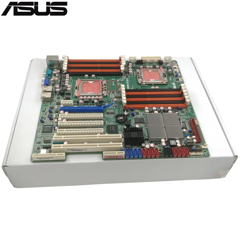 Оригинальный использовать сервер материнская плата для ASUS Z8PE D12X 5520 Поддержка 1366