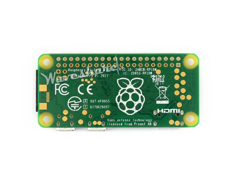 Raspberry Pi Zero W BCM2835 1 ГГц одноядерный процессор ARM11 512 МБ ОЗУ со встроенным Wi Fi и Bluetooth