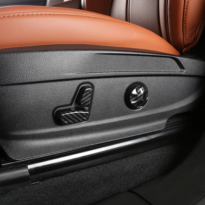 6 шт. накладка на сиденье из углеродного волокна для Alfa Romeo Giulia 2017 отделка салона