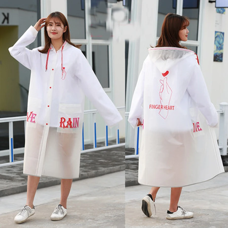 Прозрачный плащ пончо для девочек Пончо взрослых и женщин Плащ рюкзак