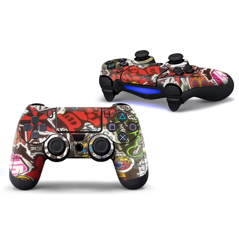 Виниловая декоративная наклейка для контроллера Sony Playstation 4 защитная пленка со