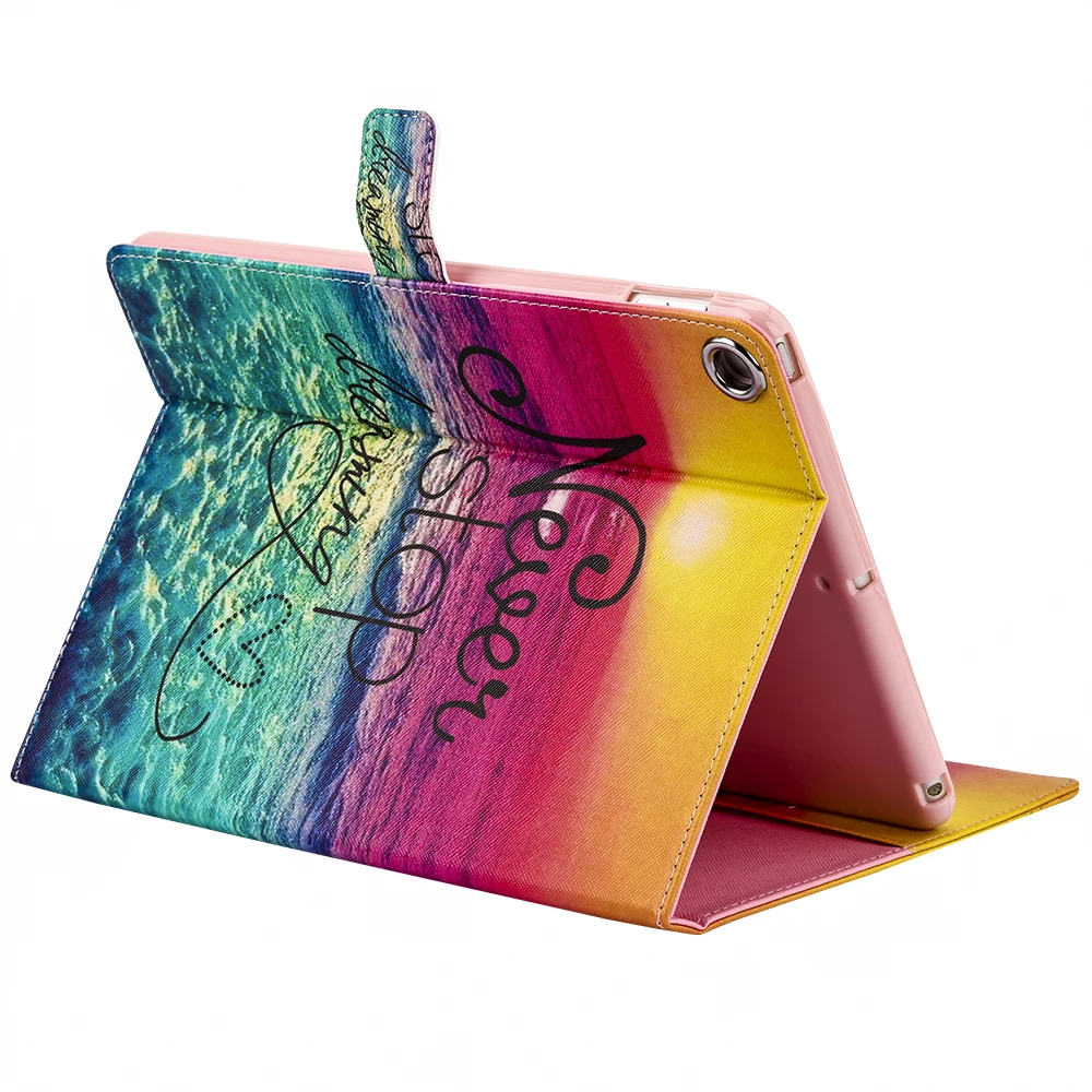 Для iPad Чехол чехол Модный кожаный чехол смарт-чехол для iPad 9,7 Air 1 2 5 6 5th 6th поколения Coque Fanda