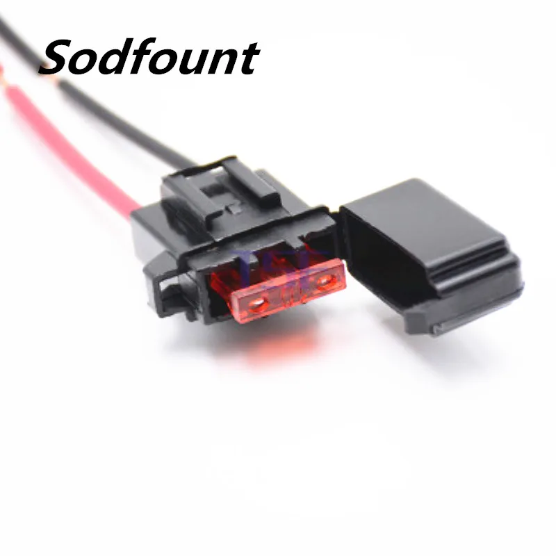 

1pcs 14AWG car waterproof fuse box with medium fuse