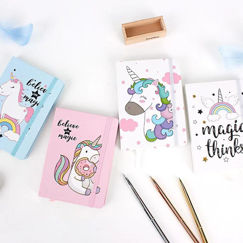 1 шт. Лидер продаж жесткий чехол мультфильм Единорог блокнот офисные