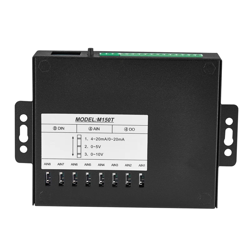 Веб-сервер RS485 к RJ45 Ethernet к Modbus RTU IO модуль Поддержка ШИМ выход 4 аналоговых входа 8 цифровых входов M150T