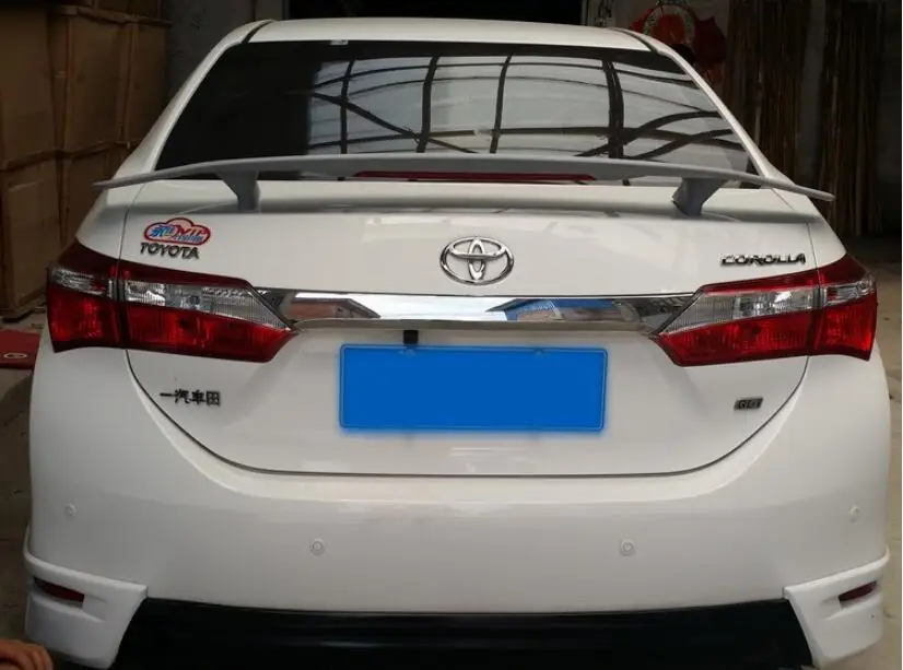 Праймер ABS для автомобиля спойлер багажника и заднего крыла Toyota Corolla 2014 2015 2016 2017 2018