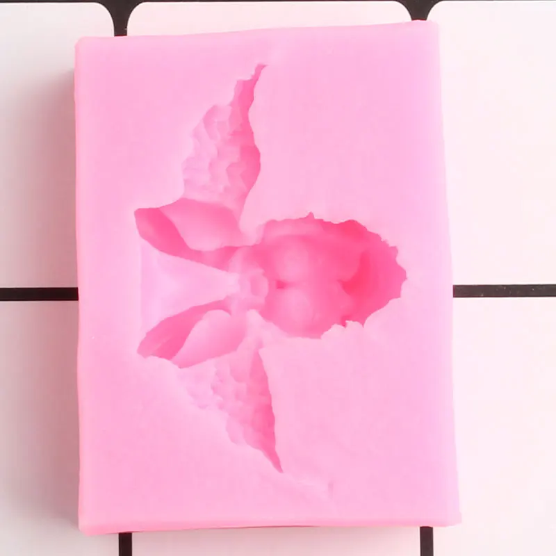 3D Angel Silicone Mold Candy Chocolate Baking Fondant Molds DIY Cake Decorating Tools Aromatherapy Wax Clay Candle Soap Moulds