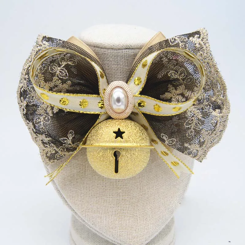 Роскошная жемчужная собака домашняя кошка ошейник цепной поводок набор для