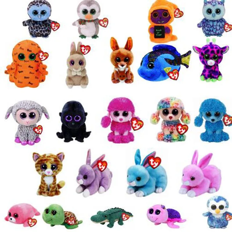 Ty Beanie Boos милая сова обезьяна Единорог плюшевая игрушка кукла мягкие и плюшевые