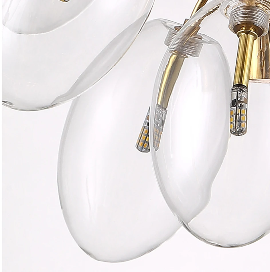 g4 led Cовременные Железные Стеклянные Винограды Светодиодные Лампы.Светодиодные
