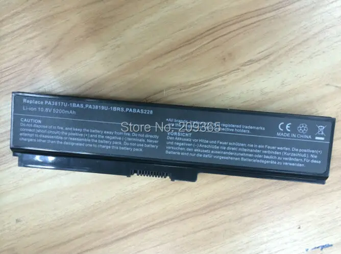 PA3817U-1BRS Аккумулятор для ноутбука TOSHIBA Satellite A660 L700D L730 L740 L745 L750 L755 L755D L770 L770D L775