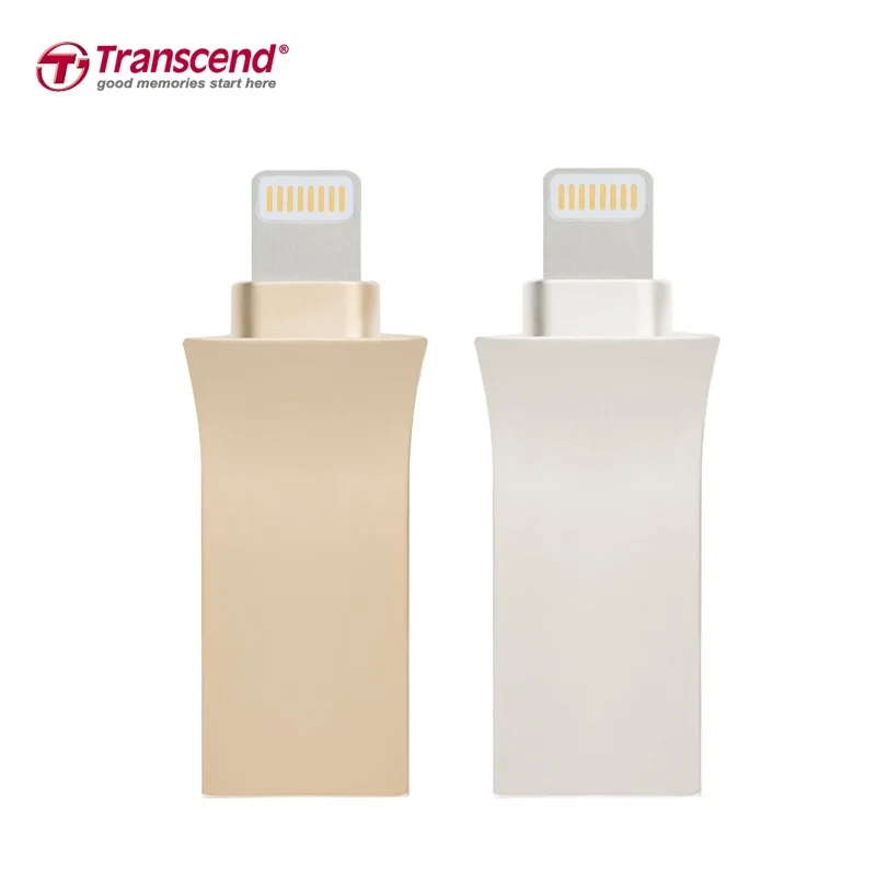 Transcend JetDrive Go 500 Lightning USB 3 1 0 флэш-накопитель 64 ГБ для iPhone7/7 P/6/6s/iPad металлический