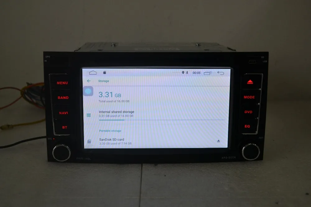 7 дюймов Android 9 Автомобильный gps навигатор 2din DVD радио плеер для Volkswagen VW Touareg ram 2G rom 16G