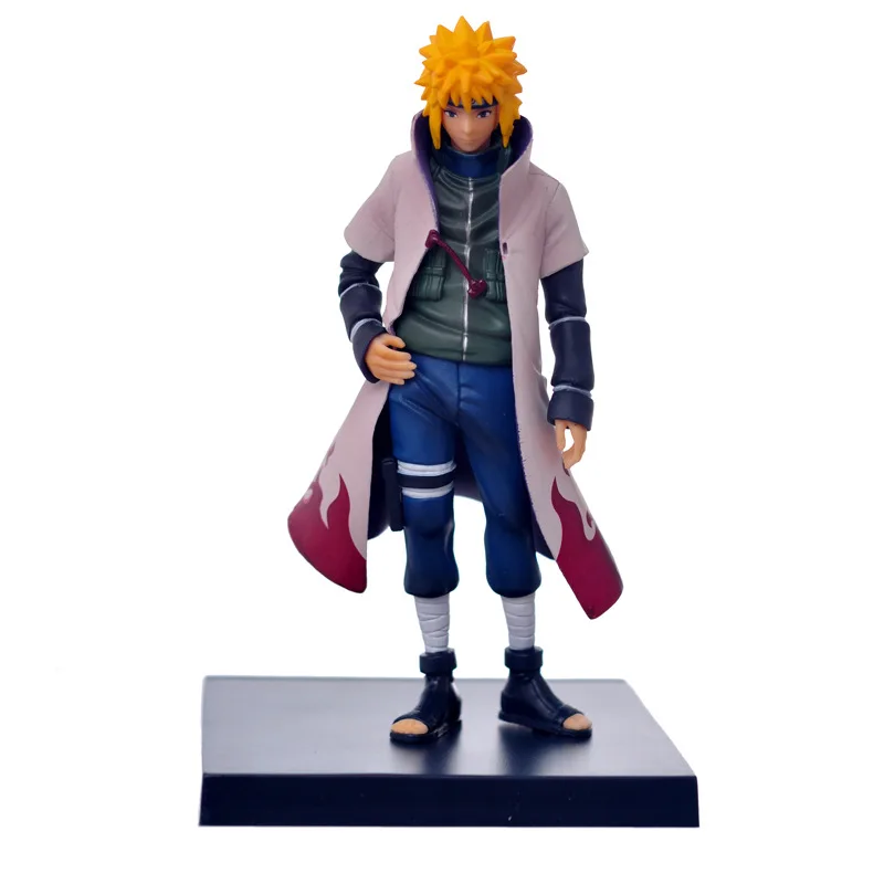 Аниме Наруто ПВХ фигурку 2 шт./компл. 16 см Namikaze Minato Uzumaki модель игрушки коллекция