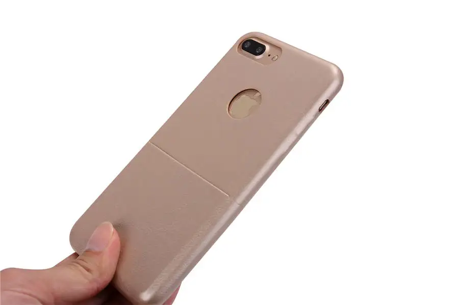 HYXXTE Ultra Thin Leather Case Cover for Apple iphone 6 6S 7 Plus Microfiber Shockproof Protective Shell with Card Slot Holder |