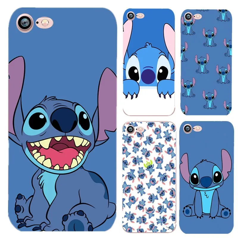 Милый аниме стежка мультфильм Capinha для iPhone 6 силиконовый мягкий чехол телефона 7 8