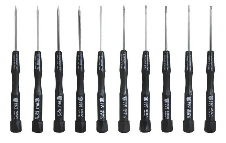 BST-8800C Precision Cross Head Phillips Torx 10in1 Screwdriver set for Macbook Pro Laptop Samsung Cellphone Repair Tool | Инструменты