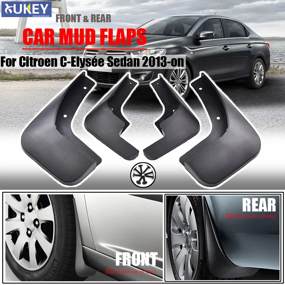Брызговики для автомобилей Citroen C Elysee 2013 2017 2014 2016 крыло брызговиков|car mud flaps|splash