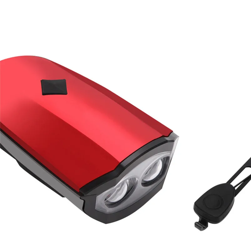 Светодиодная велосипедная лампа с usb-зарядкой двойной головкой роговое