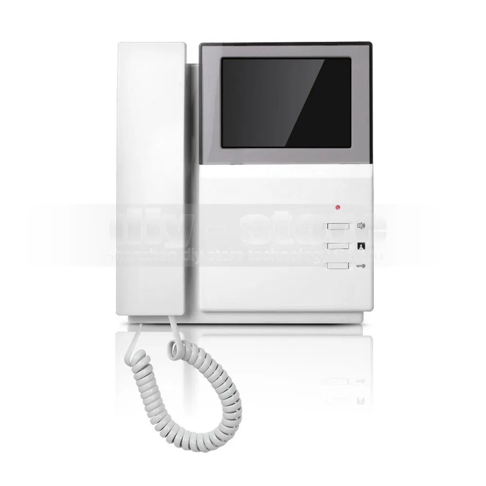 DIYSECUR Video Intercom Video Door Phone Doorbell 600TV Line IR Night Vision Outdoor Camera for Home / Office Security System
