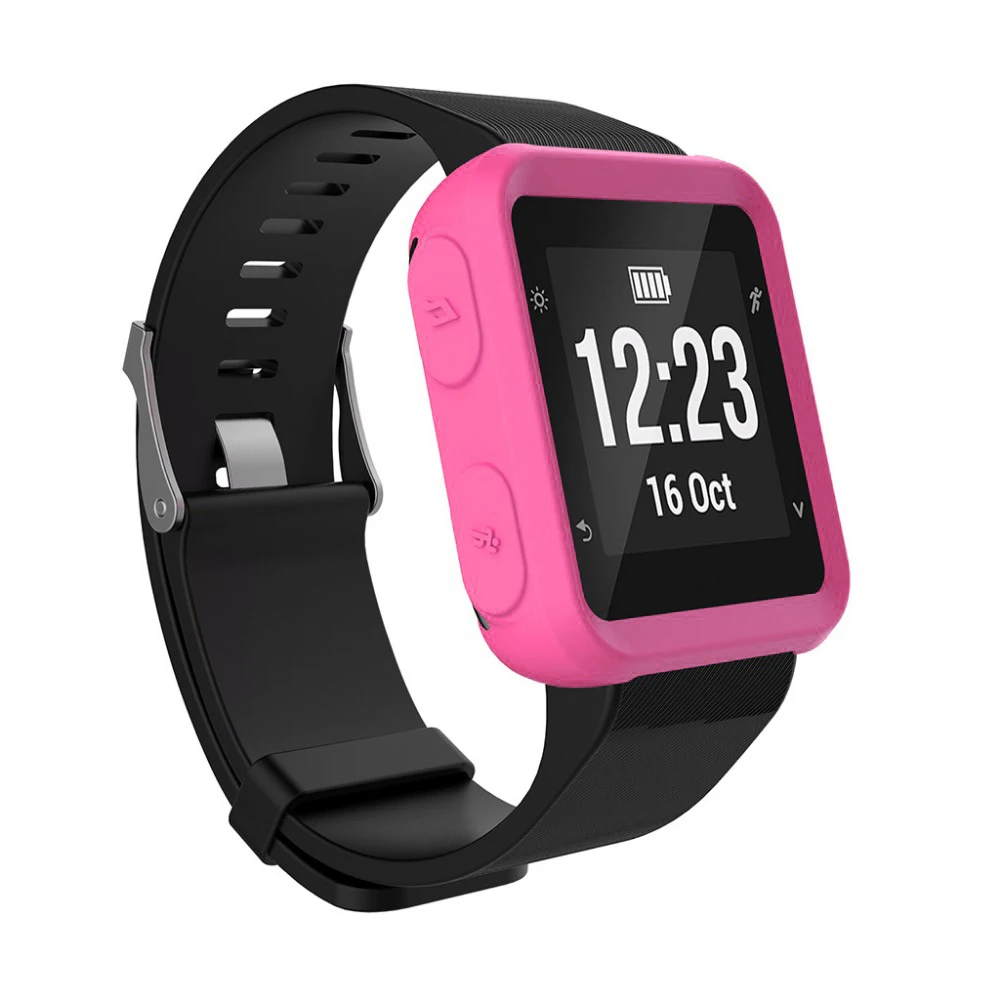 Для Garmin Forerunner 35/30/S20 силиконовый чехол защитный чехол умных часов кожаный чехол для спортивных часов Защитная крышка