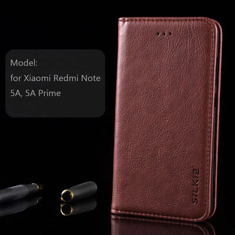 Чехол из искусственной кожи в стиле ретро Lichee для Xiaomi Redmi Note 5A Prime дизайнерский