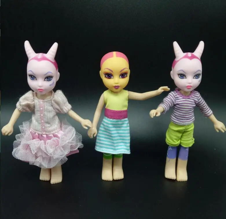 original Free combination of DIY strawberry shortcake body and a mini monster doll head girl like pocket toys | Игрушки и хобби