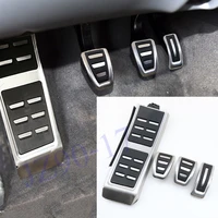 4pcs car non slip mt pedal accelerator gas brake foot rest pedal pads fit for audi q5 a4 a5 a6 a7 s4 s5 s6 s7 c7 accessories